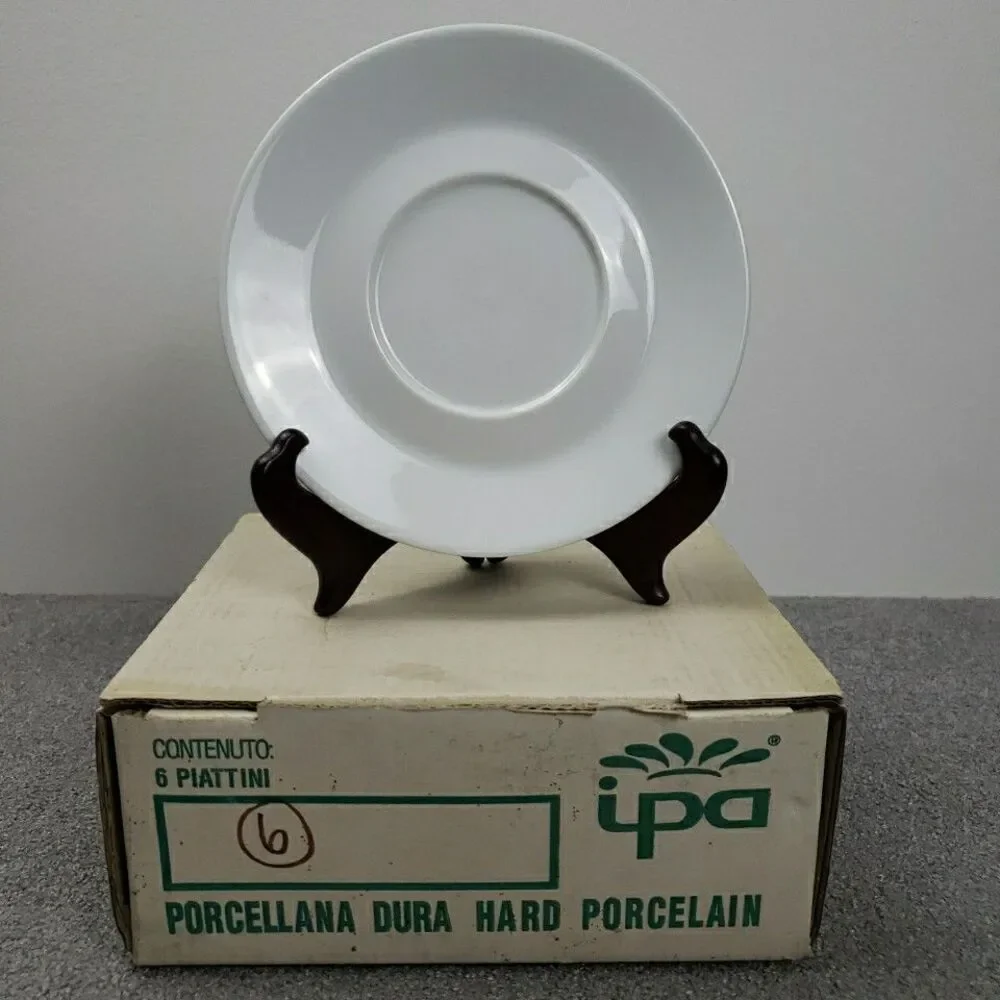 IPA Hard Porcelain Replacement Saucers 6.5
